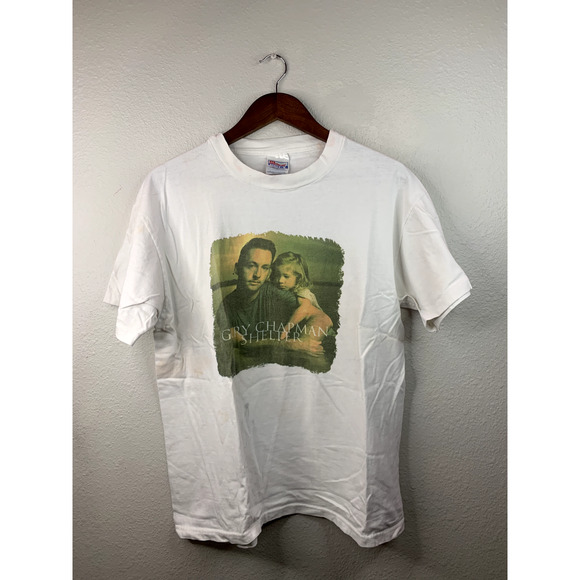 Vintage Gary Chapman Shirt Shelter Album Tee 90s Christian Music Tour Concert M - Picture 1 of 11